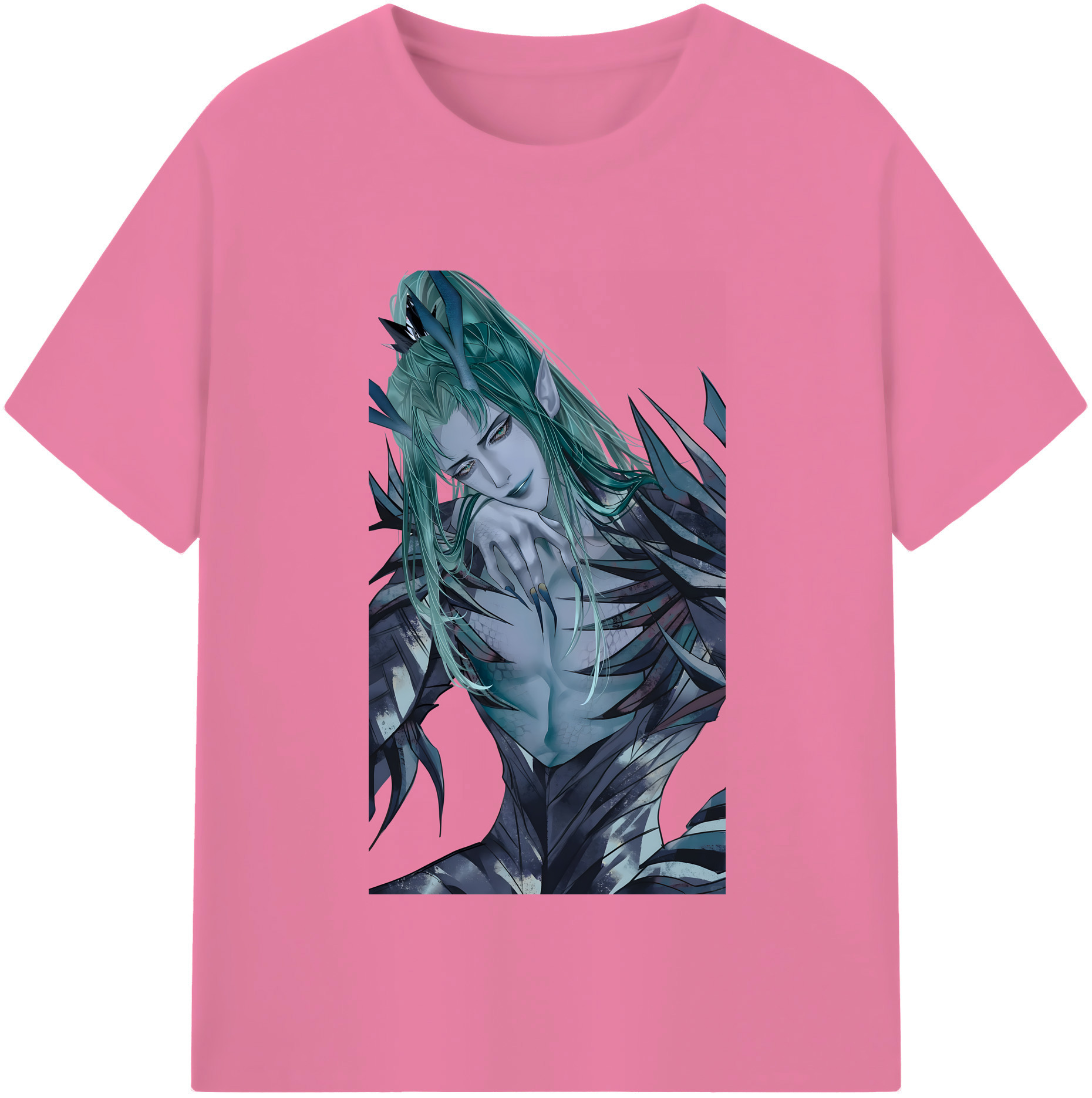 （画像用） Ne Zha 2 ナタ 魔童の大暴れ 綿100％半袖Tシャツ（フロントプリント）